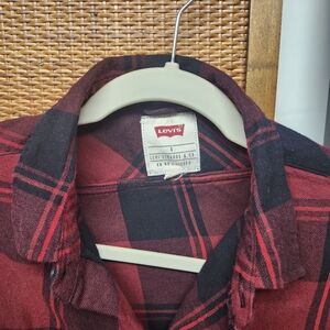 Levi's red flannel shirt